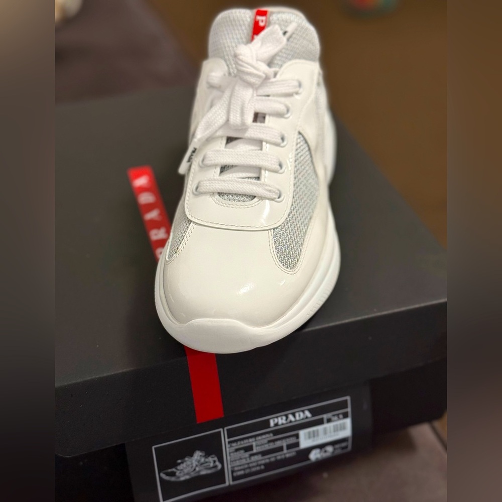 PRADA Americas Cup Vernice Sneaker (Women’s)